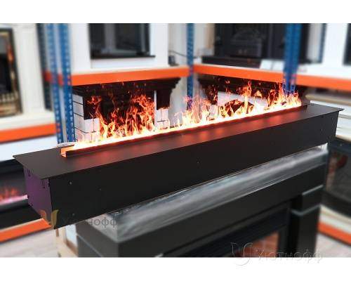 3D электроочаг Real Flame Line-S 150 3D Matte Black в Нур-Султане